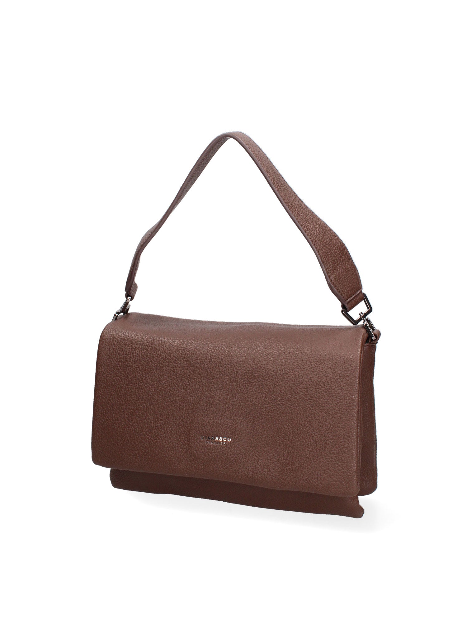 Borsa a spalla da donna Ecopelle vegana 637-1-COFFEE Diana&co