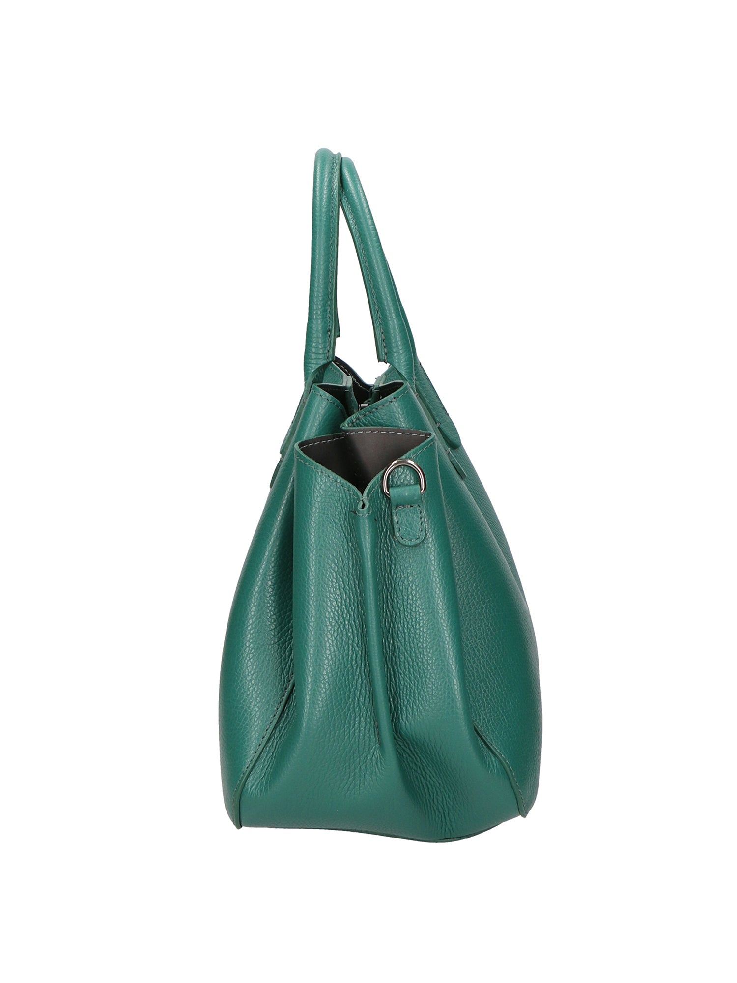 Vincenza Borsa a mano da donna Vera pelle 06898-D91 PAVONE Gave Lux
