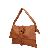 Borsa a spalla da donna Vera pelle 07172-S44 CUOIO Viola Castellani