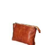 Lucca Borsa a tracolla da donna Vera pelle 1001-D17 CUOIO SCURO Gave Lux