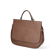 Novara Plus Borsa a mano da donna Vera pelle 564139-D11 TAUPE Gave Lux