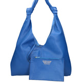 Borsa a spalla da donna 100% vera pelle 07156-D22 BLUETTE Viola Castellani