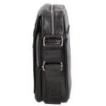 Borsa a tracolla uomo in pelle PU Casual PCL3081-BLACK Northampton Polo Club