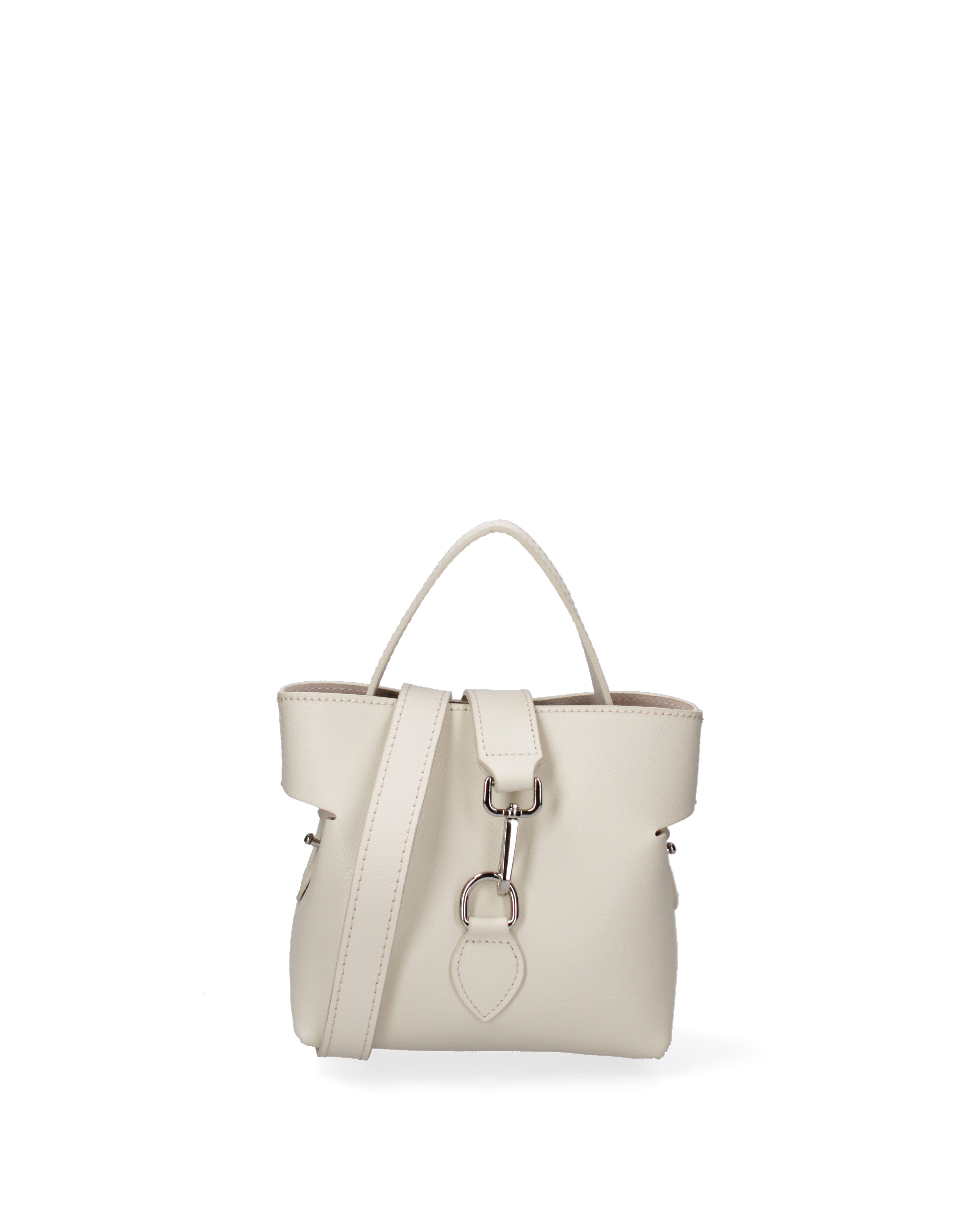 Modena Borsa a mano da donna Vera pelle 07380-PL37 LATTE Gave Lux