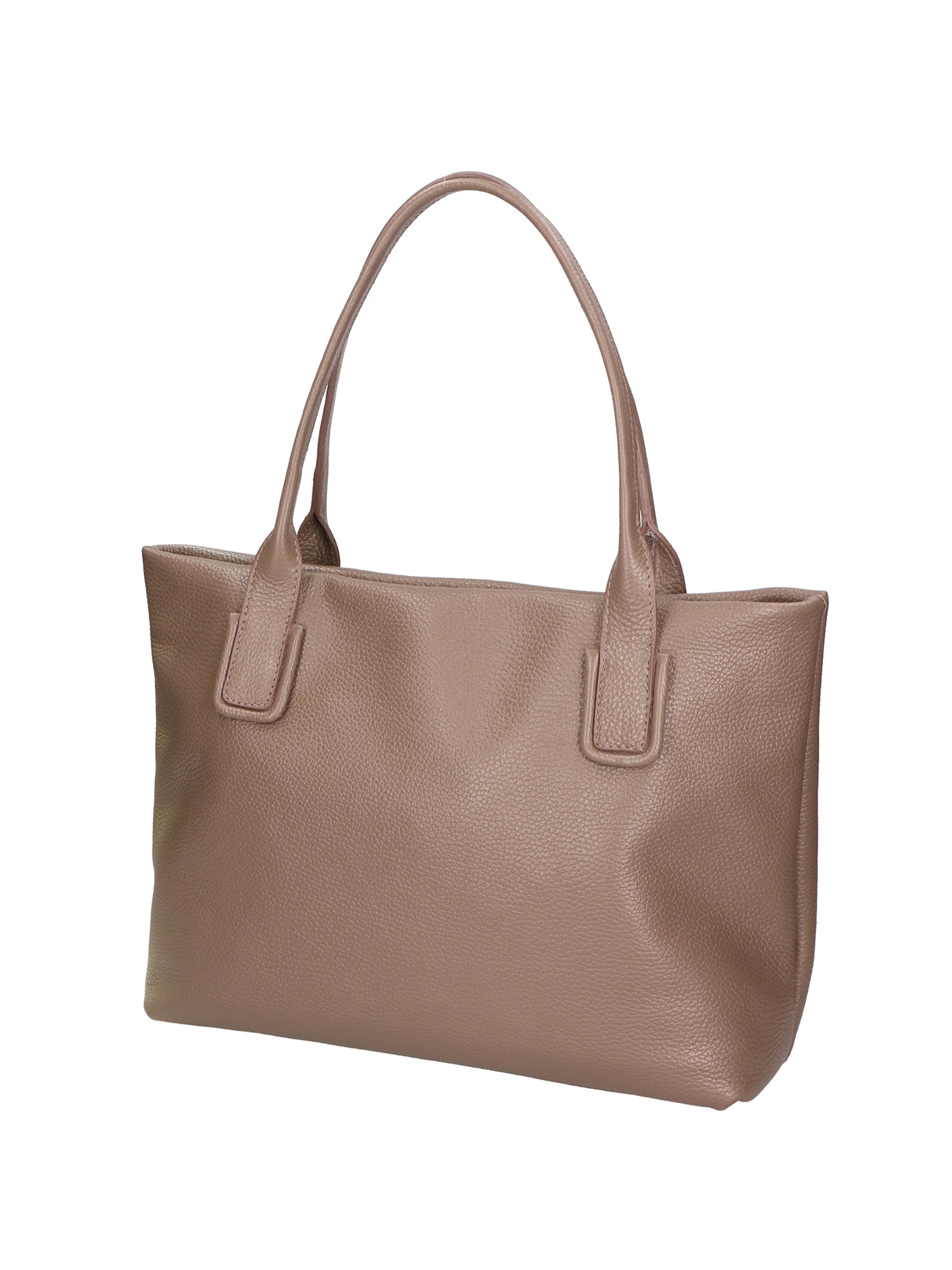 Lorena Borsa a spalla da donna Vera pelle 06506-D40 TAUPE Gave Lux