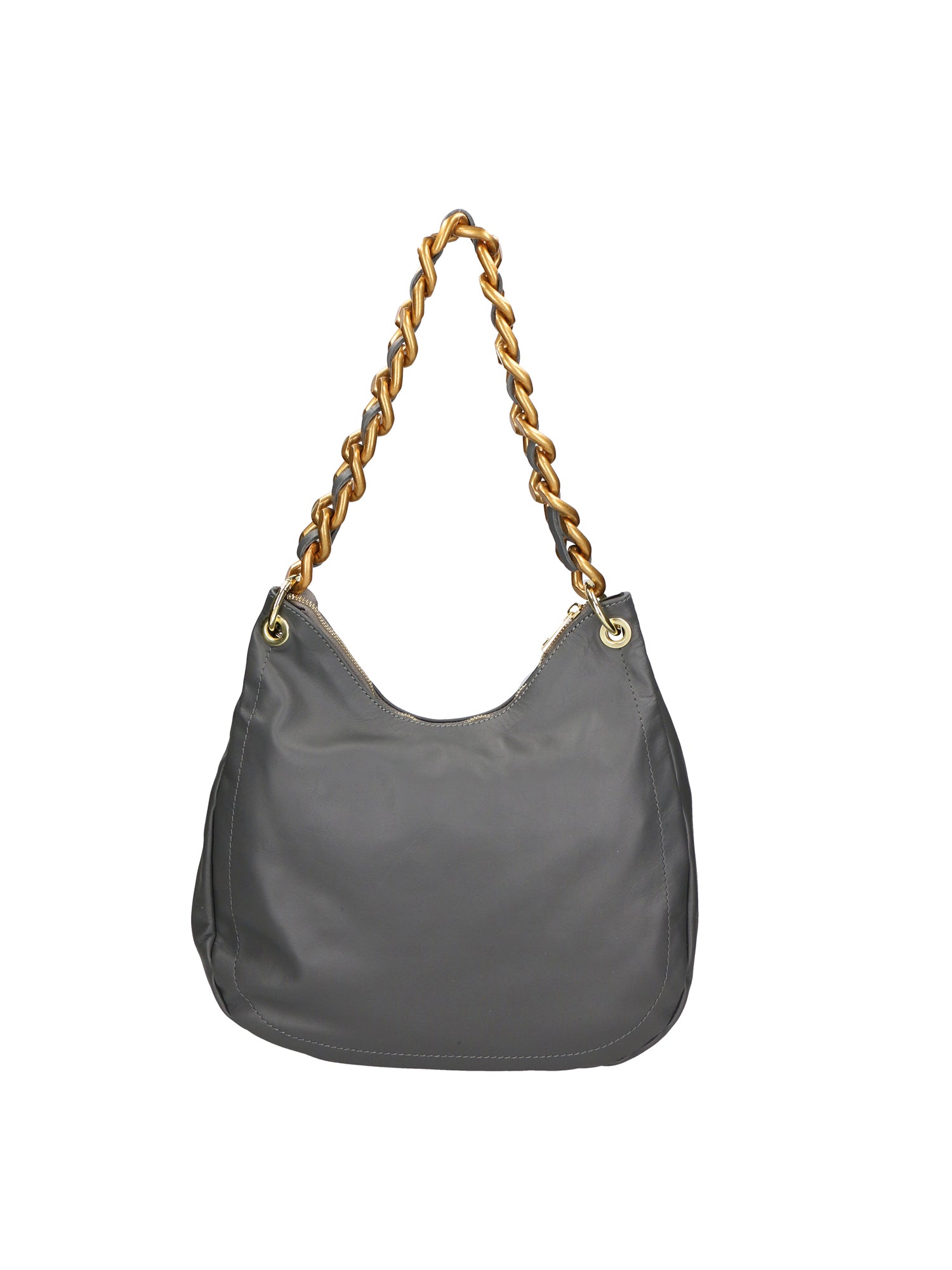 Artemisia Borsa a spalla da donna Vera pelle 05462-S27 GRIGIO L020 FERRO Gave Lux