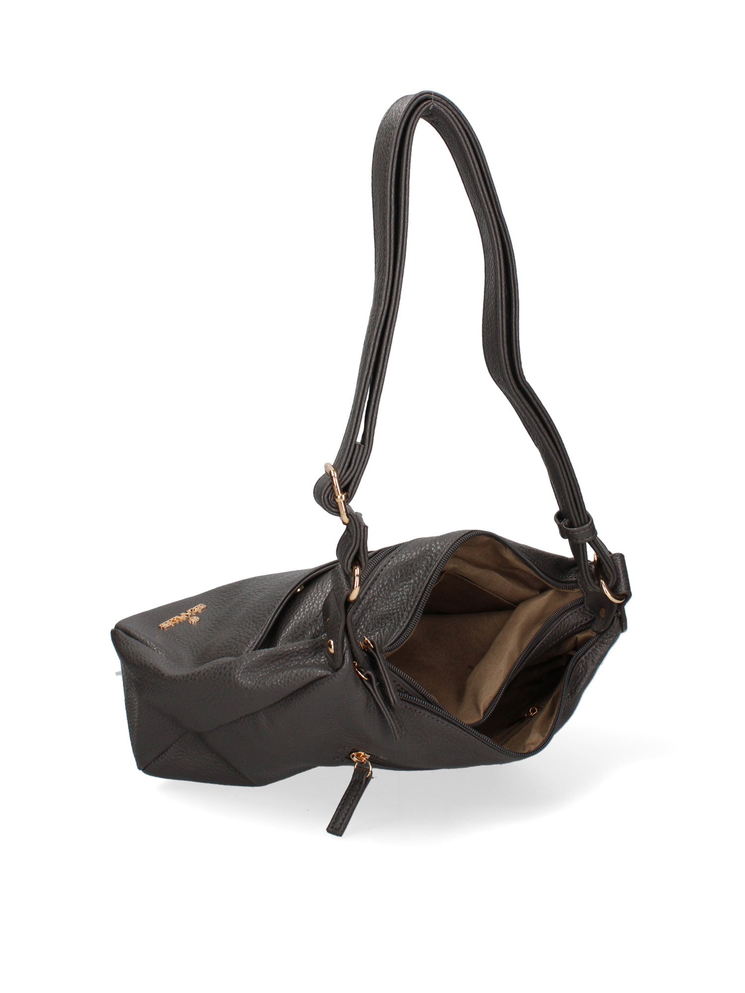 Borsa a spalla da donna Ecopelle BC1345-DARK GREY B Cavalli