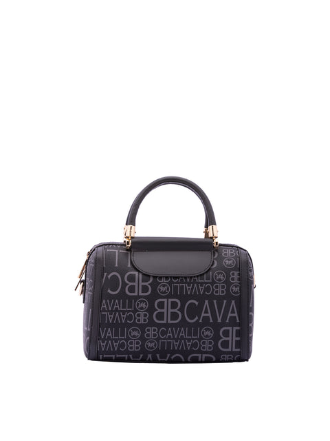 Borsa a bauletto da donna Ecopelle BC1371-NERO NERO
