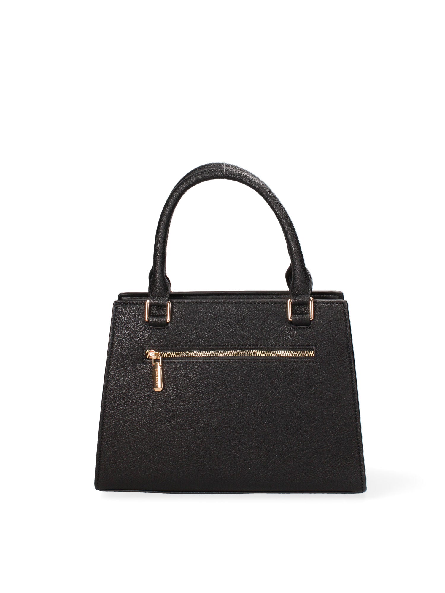 Borsa a mano da donna Ecopelle e Zip 614-2-BLACK Diana&co