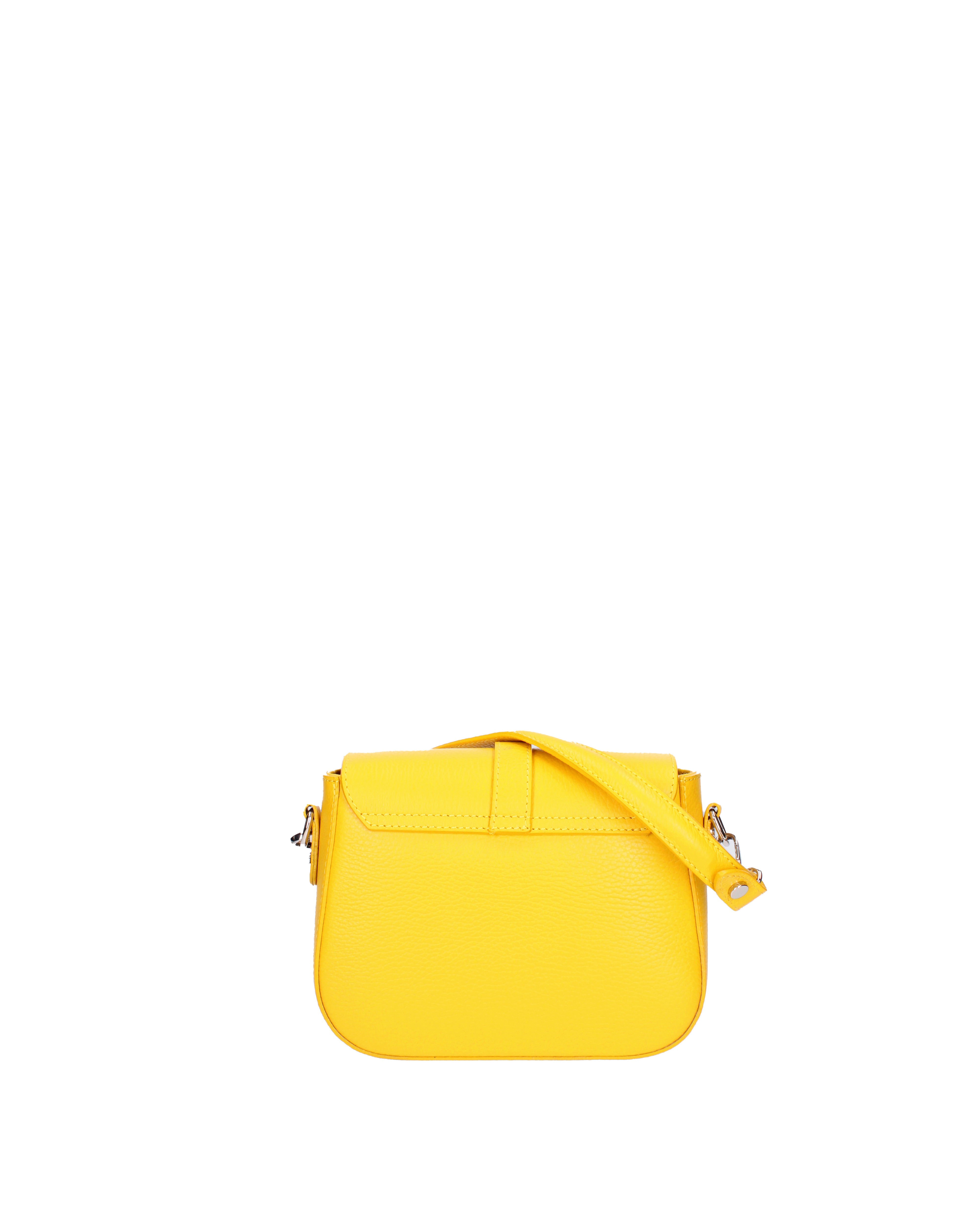 Borsa a tracolla da donna Vera pelle 07203-D04 GIALLO Roberta Rossi