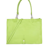 Borsa a mano da donna 100% vera pelle 07138-D12 VERDE Roberta Rossi