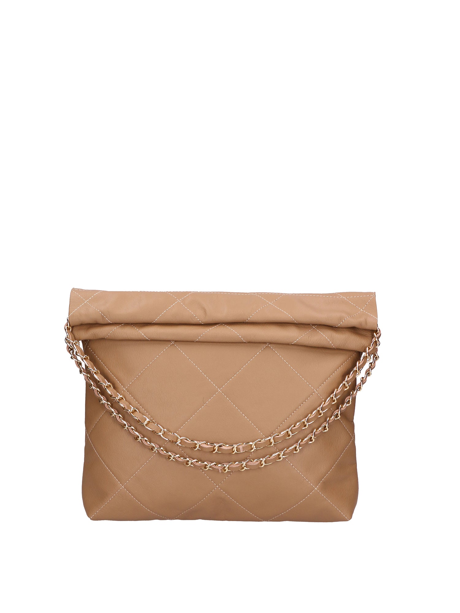 Violante Borsa a spalla donna Vera pelle 06897-S40 TAUPE Gave Lux