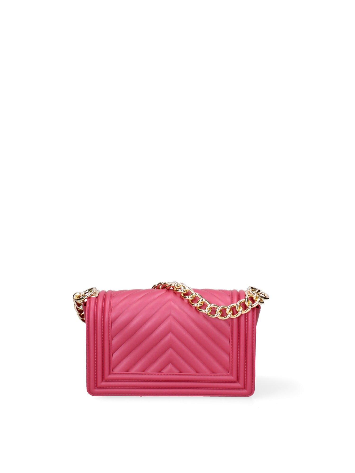 Borsa a mano da donna 100% Pvc FLAT-S 24-CHERRY - GOLD Marc Ellis