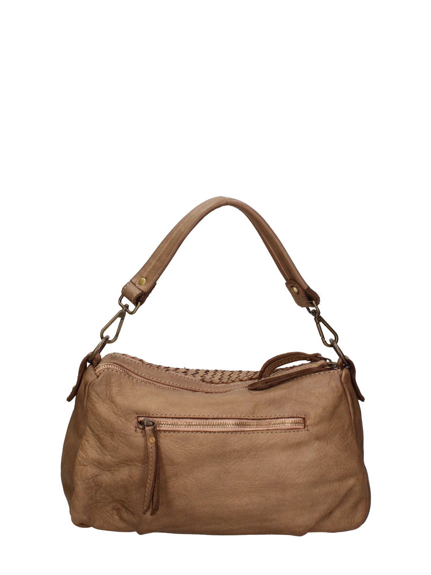 Novella Borsa a spalla da donna Vera pelle 7800-TAUPE Gave Lux