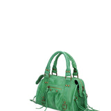 Erisia Borsa a spalla da donna Vera pelle 06091-026 VERDE ERBA Gave Lux
