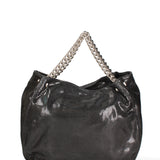 Borsa a spalla da donna Vera pelle e metallo JR-W-1115TJ-BLACK-SILVER John Richmond