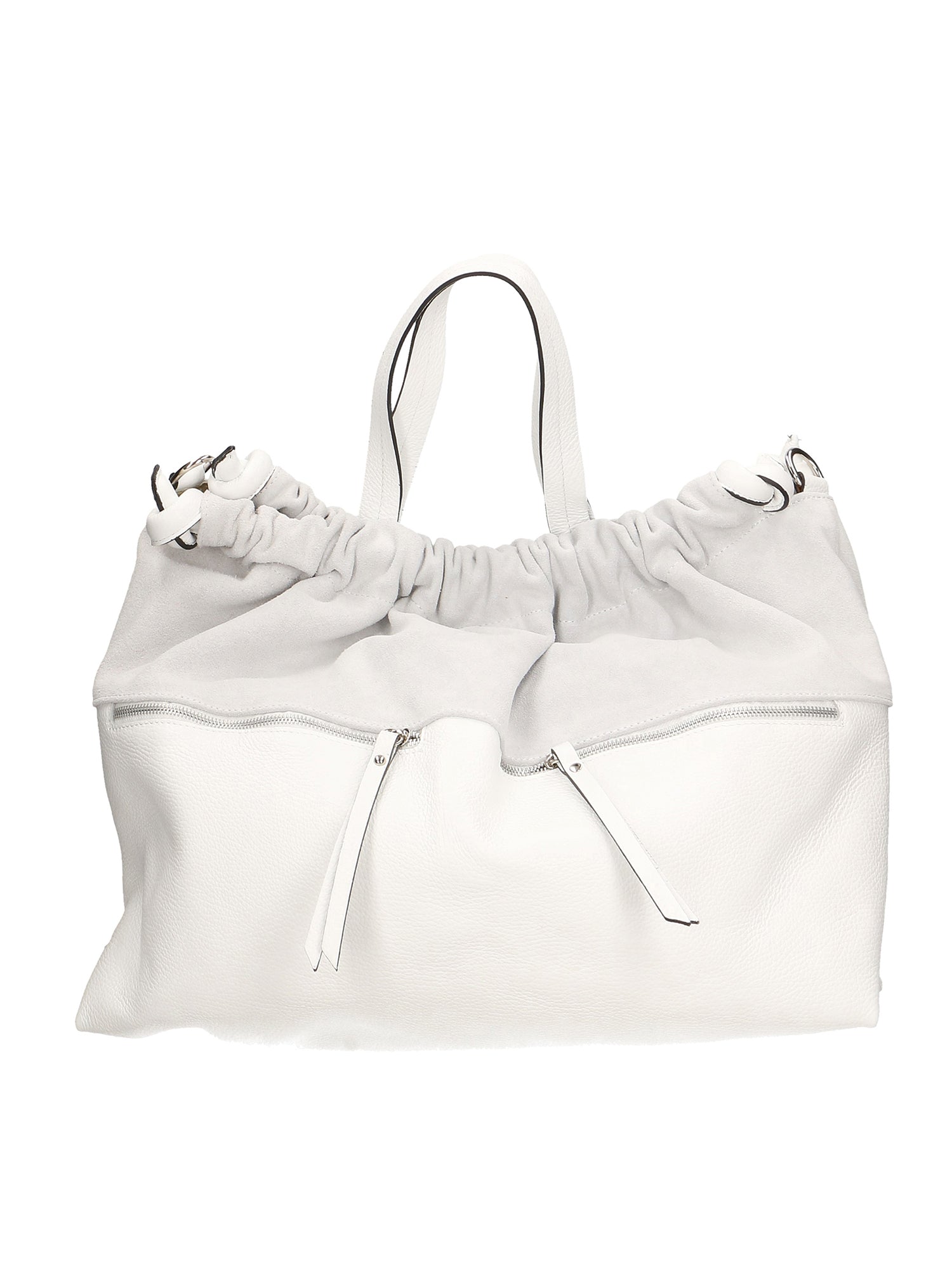 Firenze Borsa a mano da donna Vera pelle 01838-BIANCO WHITE Gave Lux