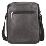 Borsa a tracolla uomo 100% pelle PU PCL3103-BLACK Northampton Polo Club