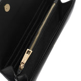 Portafoglio da donna 100% poliuretano KYLA-MACRO-BLACK-BRUSH GOLD Marc Ellis