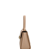 Borsa a mano da donna 100% pelle 07204-L110 TAUPE Viola Castellani