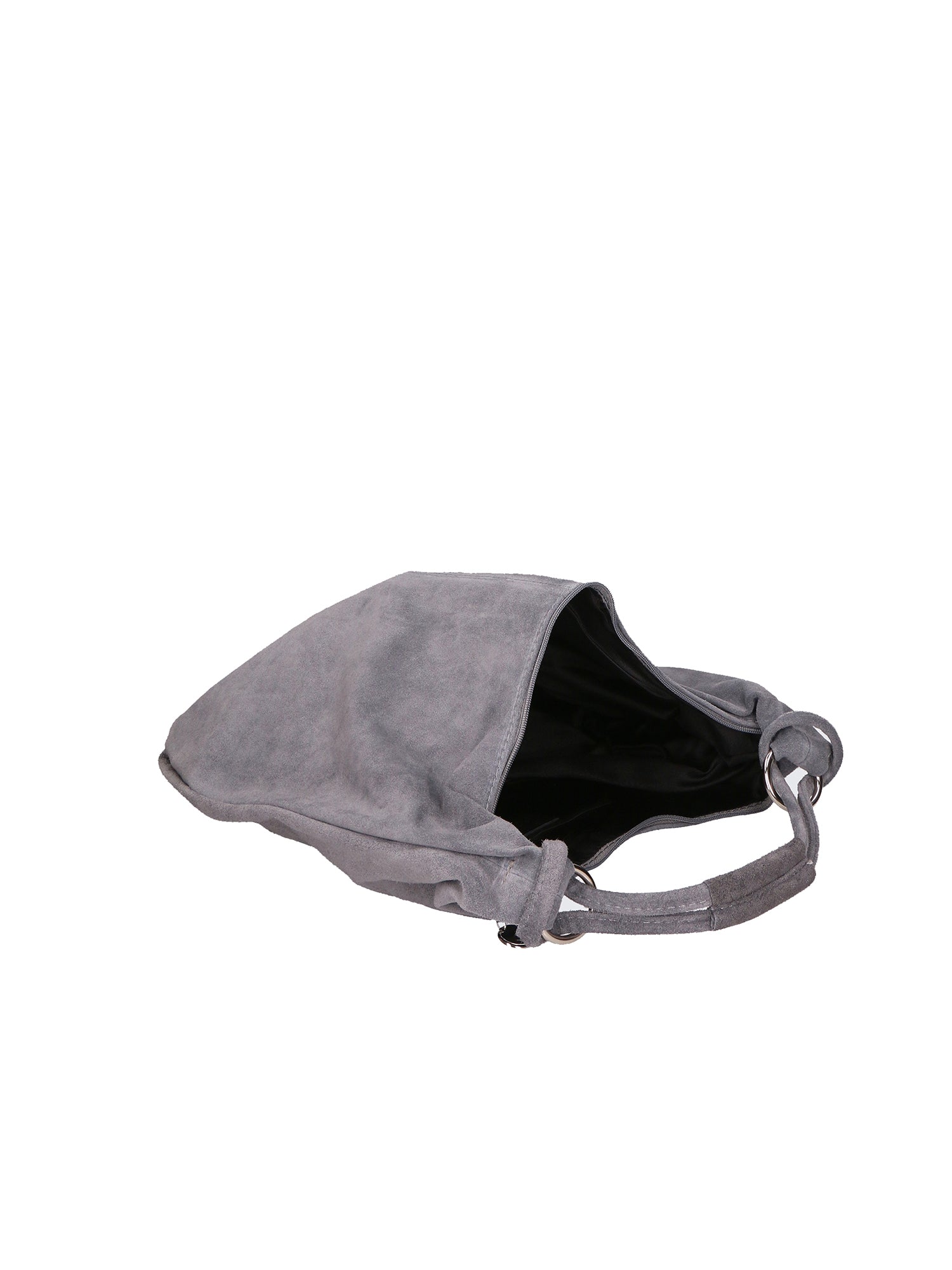 Valeria Borsa a spalla da donna Vera pelle 05280-018 GRIGIO MEDIO Gave Lux