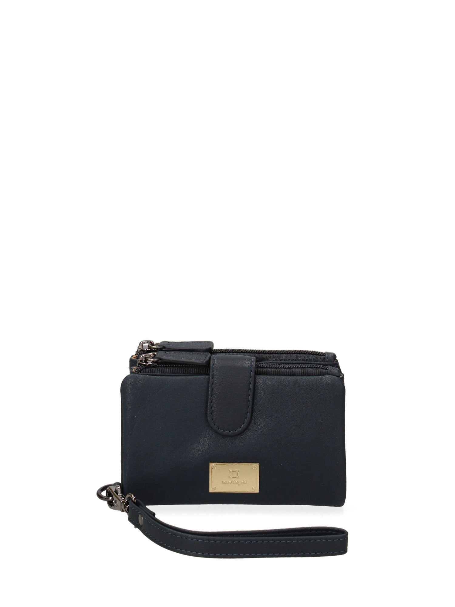 Portafoglio donna in vera pelle Casual LB7702-29-NAVY Laura Biagiotti