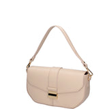 Borsa a spalla da donna Vera pelle 07229-L116 BEIGE Roberta Rossi