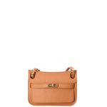 Katie Borsa a tracolla da donna 100% vera pelle 07145-D44 CUOIO Viola Castellani