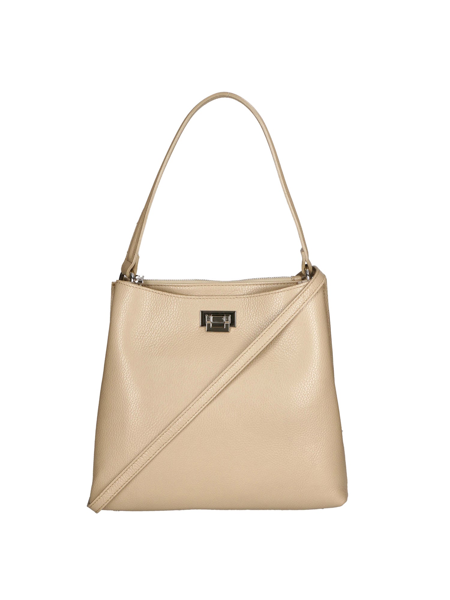 Adelasia Borsa a mano da donna 100% pelle 04495-D05 CAPPUCCINO CAPUCHIN Gave Lux