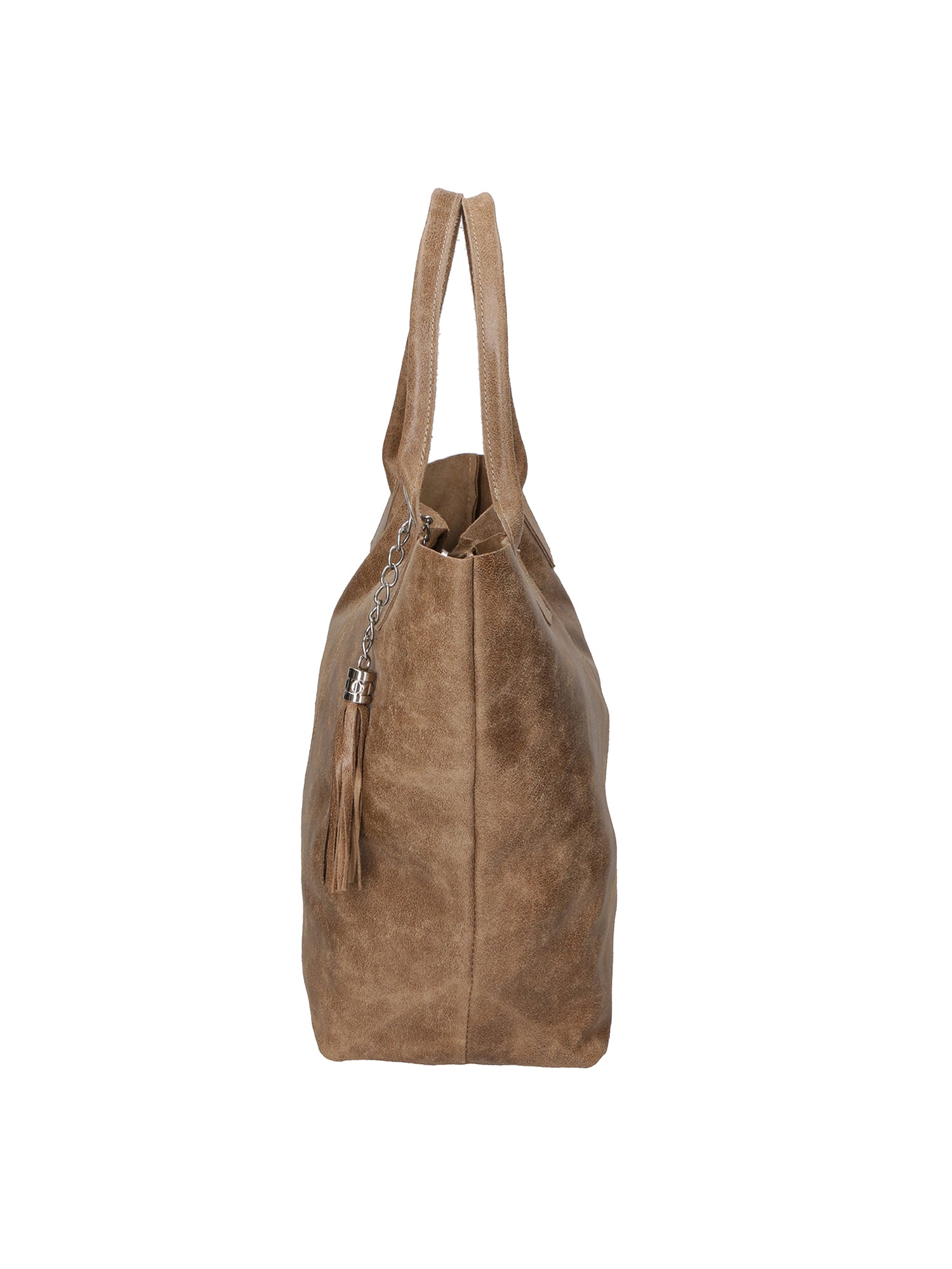 Althea Borsa a mano da donna Vera pelle 5190-009 TAUPE SCURO Gave Lux