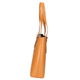 Germana Borsa a spalla da donna 100% pelle 05924-B44 CAMEL Gave Lux