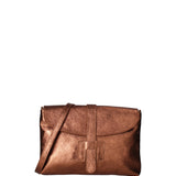 Borsa a mano da donna Vera pelle 07163-L006 RAME Viola Castellani