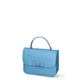 Borsa a tracolla da donna 100% Pvc FLAT-EAR 24-SUGAR BLUE Marc Ellis