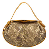 Arizona Borsa a mano da donna Vera pelle 05459-D36 SENAPE L004 ORO Gave Lux