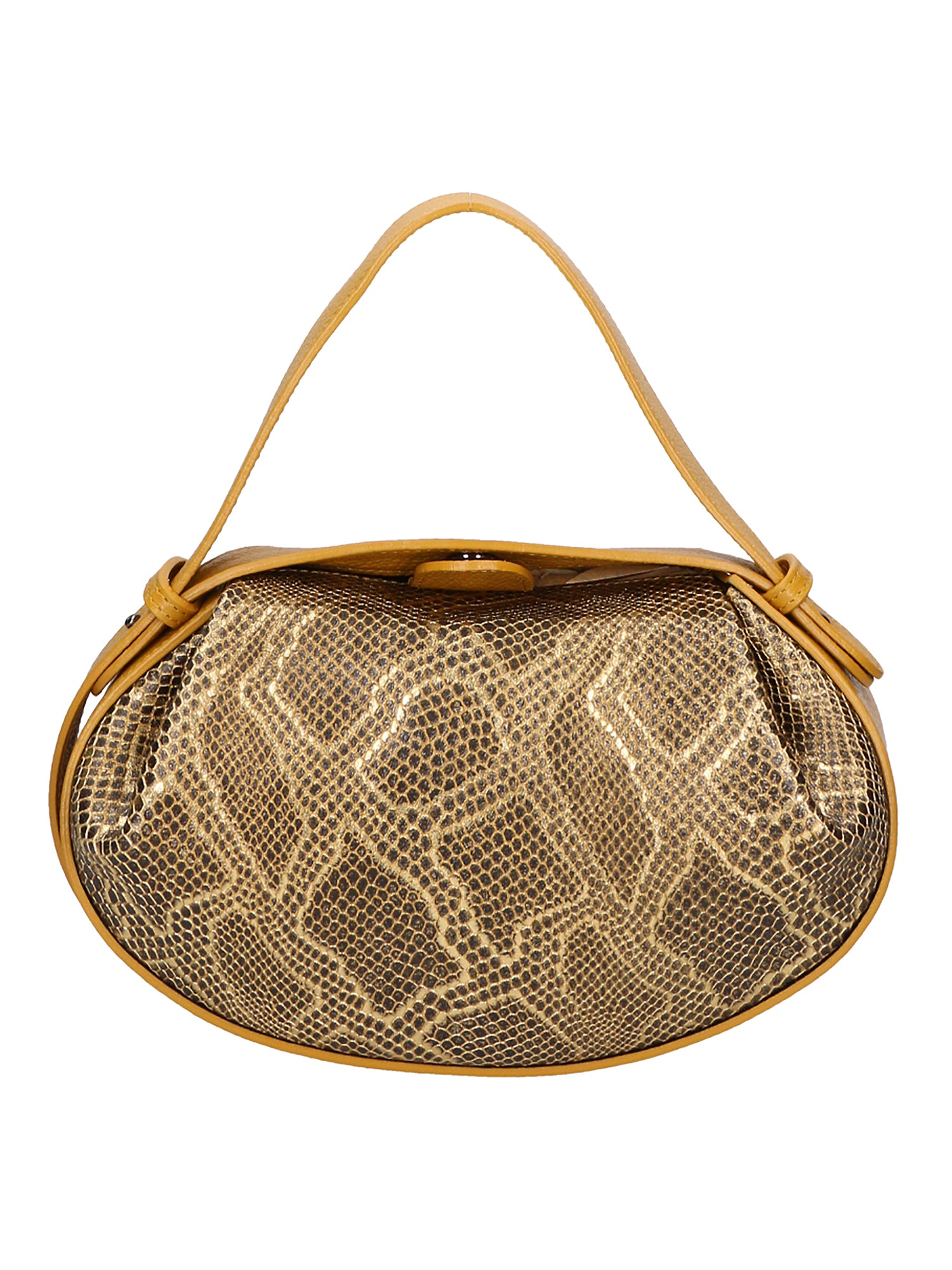 Arizona Borsa a mano da donna Vera pelle 05459-D36 SENAPE L004 ORO Gave Lux