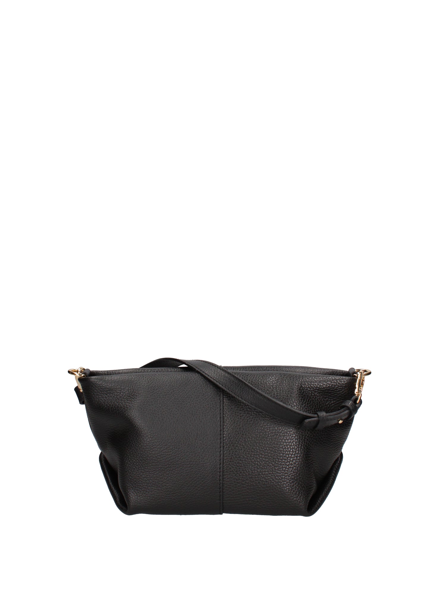 Borsa a spalla da donna Vera pelle 07165-D28 NERO Roberta Rossi