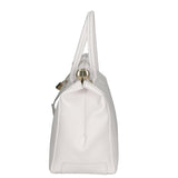 Aleria Borsa a mano da donna Vera pelle 8005-D01 BIANCO Gave Lux