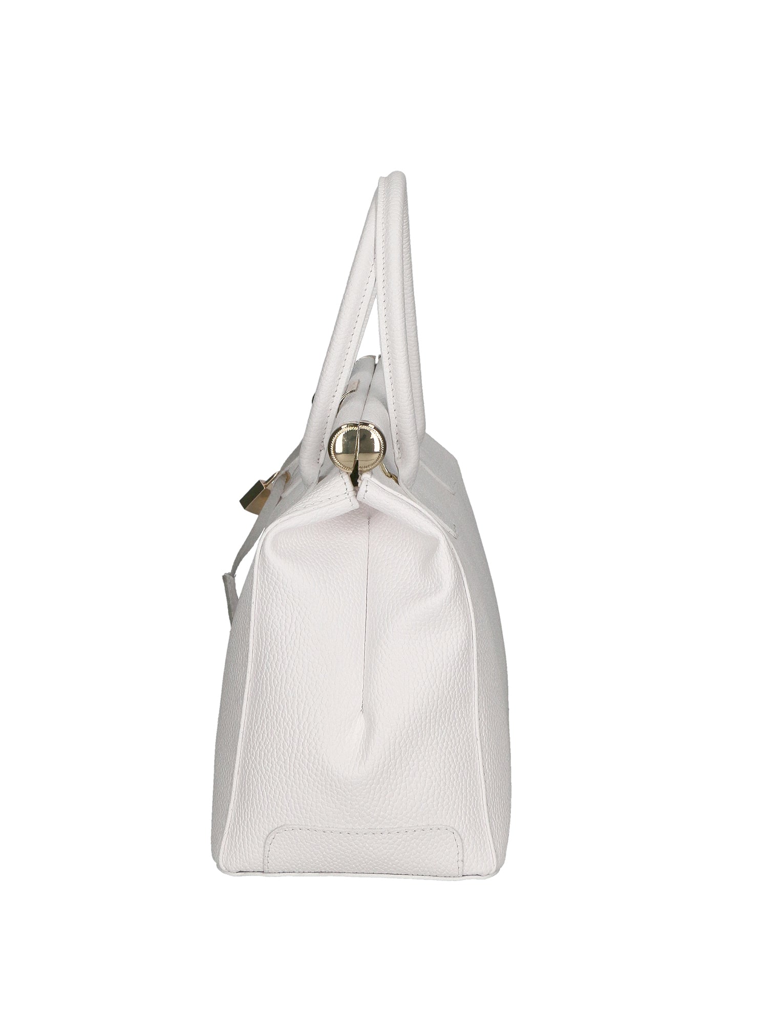 Aleria Borsa a mano da donna Vera pelle 8005-D01 BIANCO Gave Lux