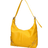 Fiorenza Lux Borsa a spalla da donna Vera pelle 07140-D04 GIALLO Viola Castellani