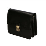 Bibiana Borsa a tracolla da donna Vera pelle 10018 1107-NERO BLACK Gave Lux