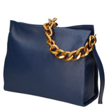 Annalou Borsa a spalla da donna Vera pelle 05417-D24 BLU JEANS Gave Lux