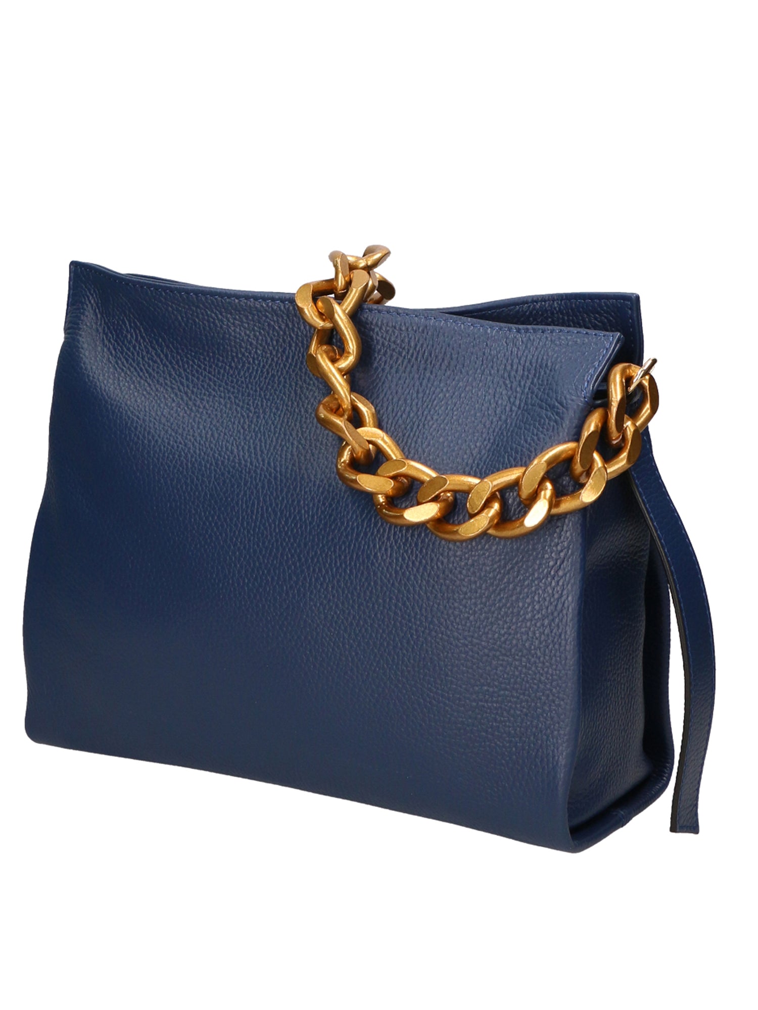 Annalou Borsa a spalla da donna Vera pelle 05417-D24 BLU JEANS Gave Lux