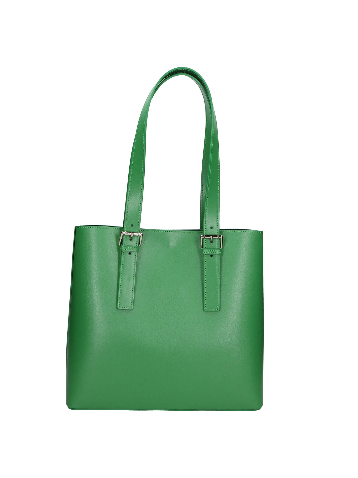 Germana Borsa a spalla da donna 100% pelle 05924-B47 VERDE MELA Gave Lux