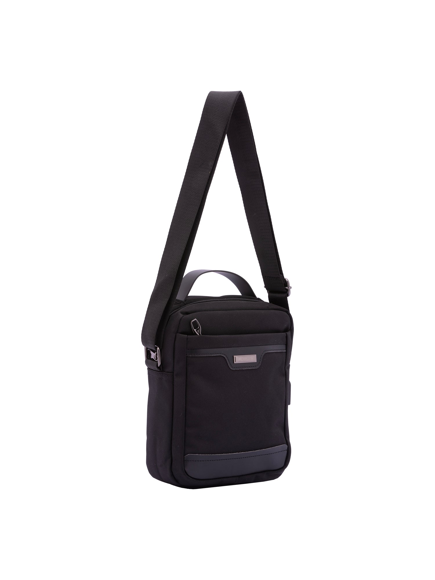 Borsa a tracolla uomo 100% poliestere BC1277-NERO B Cavalli
