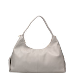 Borsa a spalla da donna Vera pelle 07233-D86 GRIGIO+BIANCO Roberta Rossi