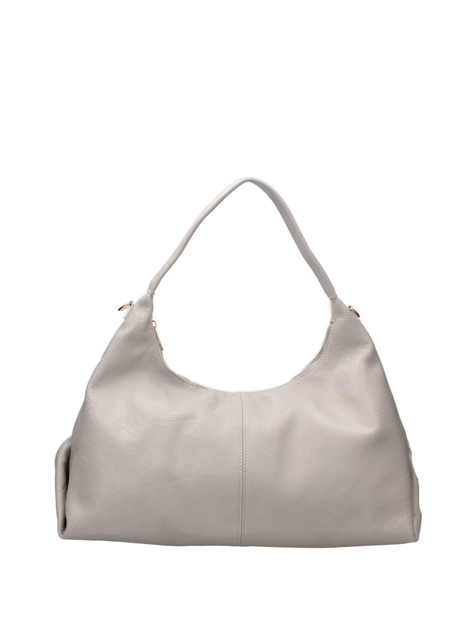 Borsa a spalla da donna Vera pelle 07233-D86 GRIGIO+BIANCO Roberta Rossi
