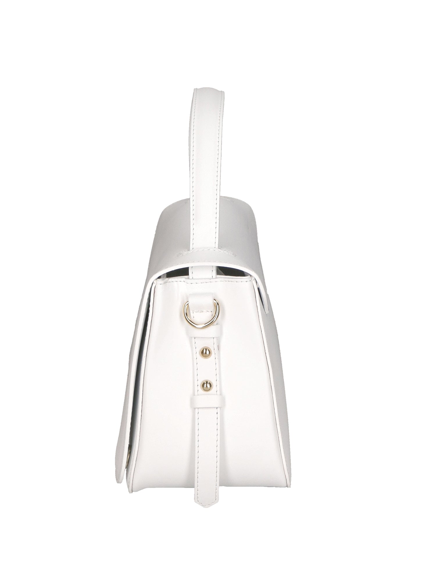 Lucia Borsa a mano da donna 100% pelle 04514-L101 BIANCO Gave Lux