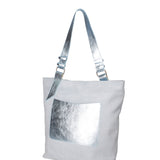 Borsa a spalla da donna Vera pelle 07312-D47 CELESTE+L034 Roberta Rossi