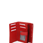 Portafoglio donna in vera pelle Casual RB2440-DLM-ROSSO Renato Balestra
