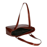 Eva Borsa a spalla da donna Vera pelle 9024-MARRONE BROWN Gave Lux